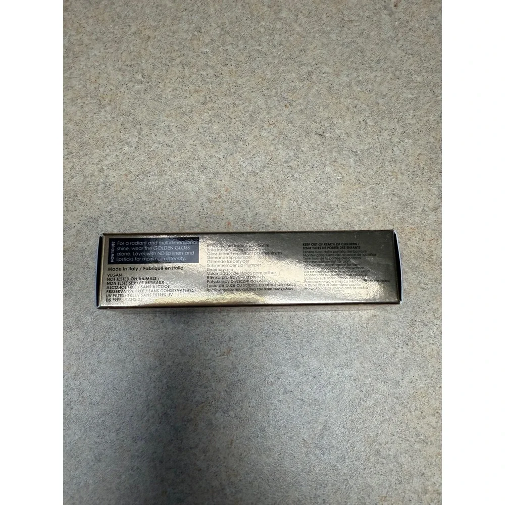 Natasha Denona Golden Glimmer Gloss‎ Shimmering Lip Plumper 5ml 0.169 Fl Oz